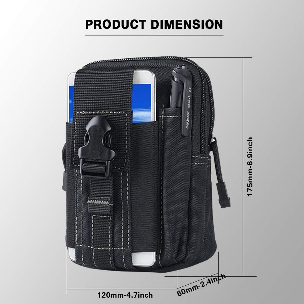 Tactical Molle Belt Pouch Mili - Phone Accessory ulasan dan harga