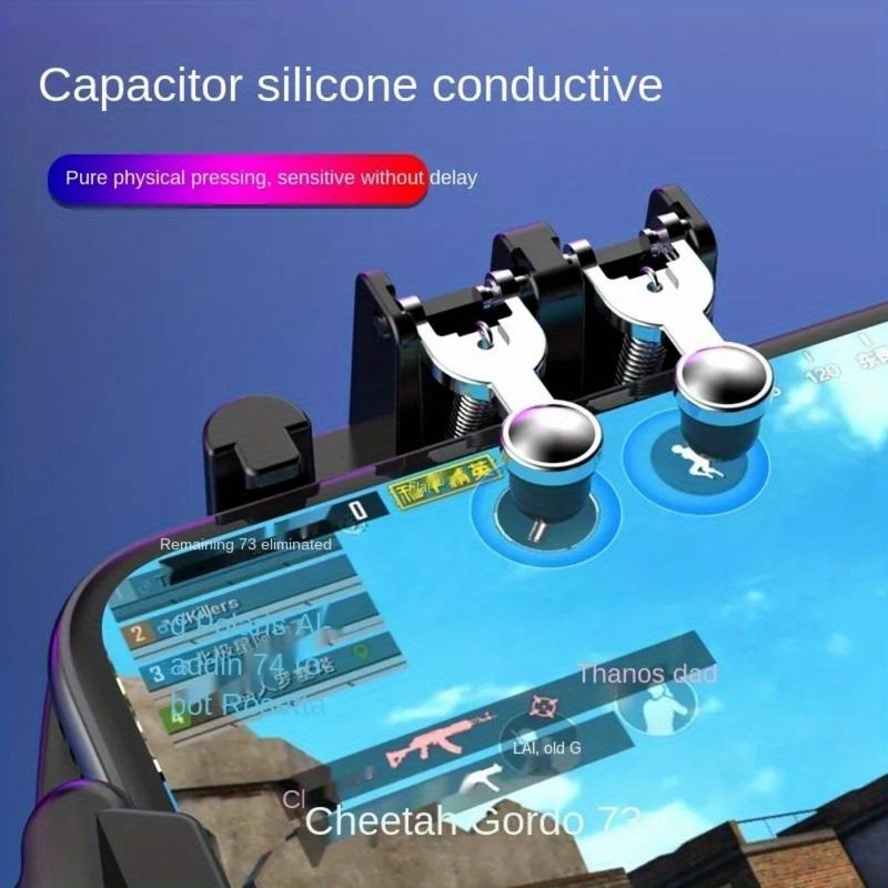 Mobile Phone Grip Holder 6 Fin - Gaming Trigger Phone ulasan dan harga